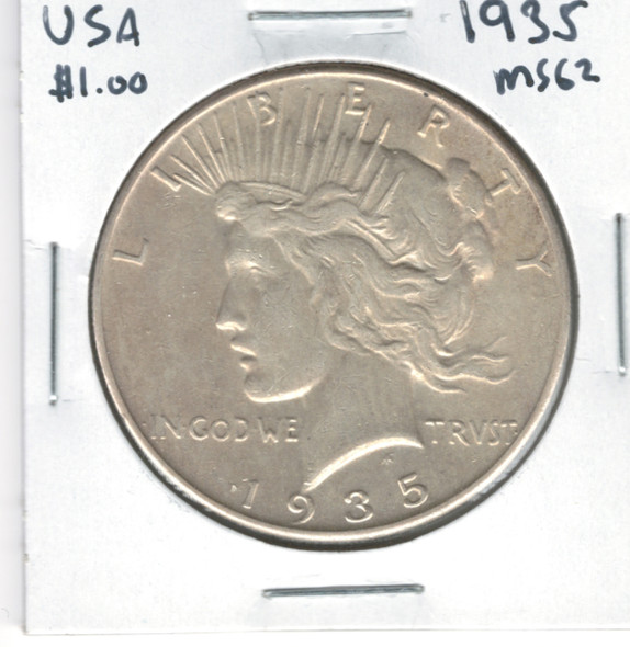 United States: 1935 Peace Dollar MS62 United States: 1935 Peace Dollar MS62