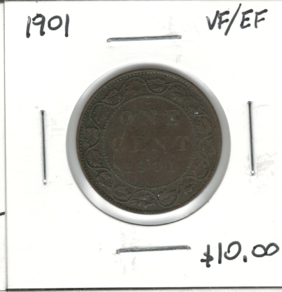 Canada: 1901 1 Cent  VF30