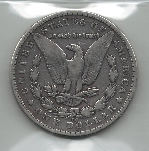 United States: 1890cc Morgan Dollar ICCS F12