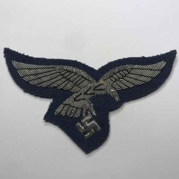 Germany: WWII-Era Luftwaffe Bullion Breast Eagle