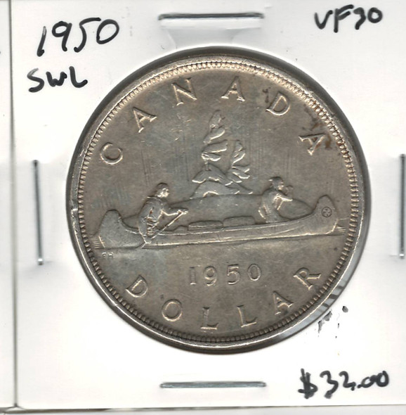 Canada: 1950 $1 Dollar SWL VF30