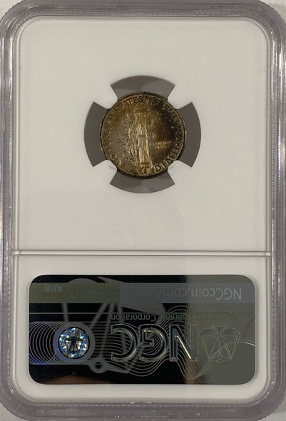 United States: 1939 10 Cent NGC MS62FB