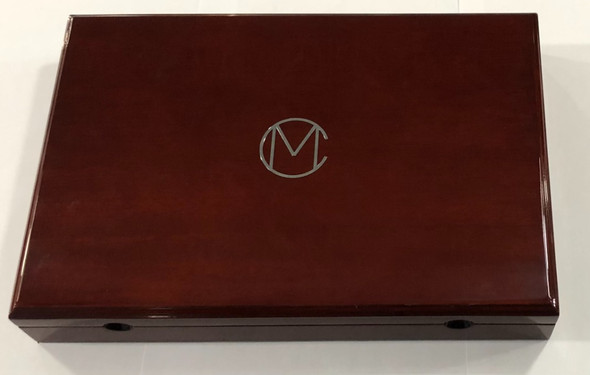 RCM Masters Club Beautiful Empty Wooden Box Holds 24 Coins RCM Masters Club Beautiful Empty Wooden Box Holds 24 Coins