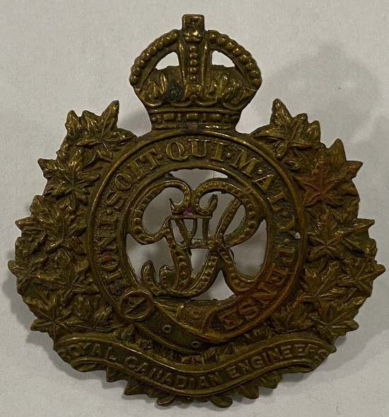 Canada: WWII Royal Canadian Engineers  Cap Badge