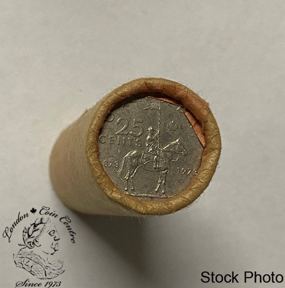 Canada: 1973 25 Cent Original Roll (40 Coins)