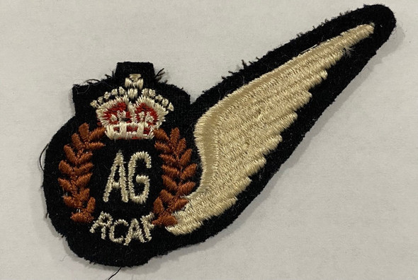 Canada: WWII RCAF Air Gunner Wing AG Canada: WWII RCAF Air Gunner Wing AG