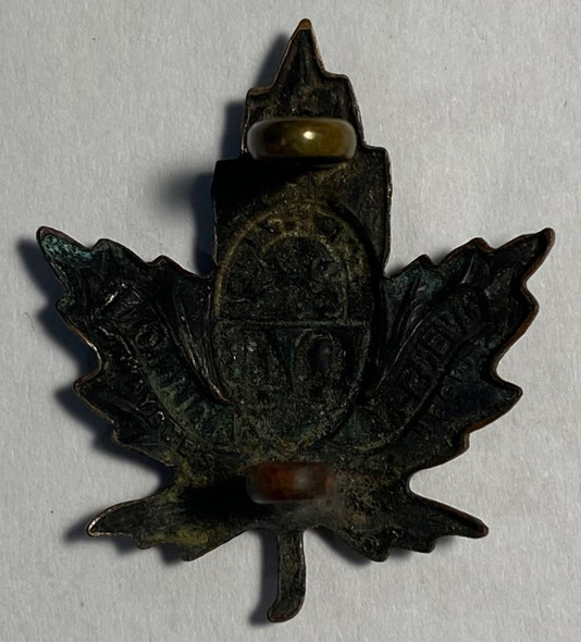 Canada: 94th Battalion New Ontario (Port Arthur, ON.) Collar Badge