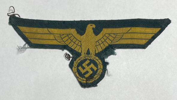 Germany: WWII German Kriegsmarine Coastal Artillery Breast Eagle Patch