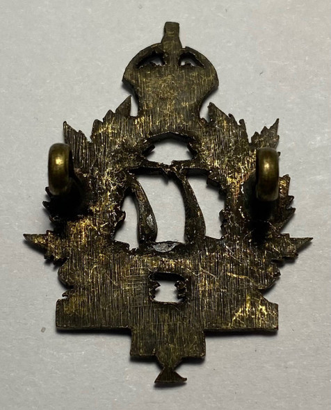 Canada: WWI Ottawa 77th Battalion CEF Collar Badge Canada: WWI Ottawa 77th Battalion CEF Collar Badge
