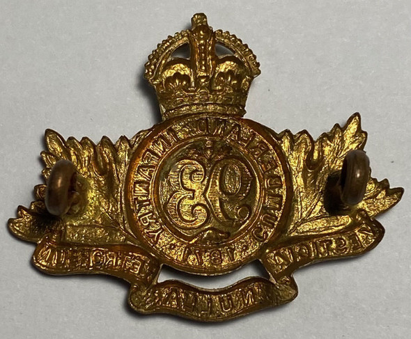 Canada: Pre WWI 93rd Cumberland Infantry 1871 Collar Badge