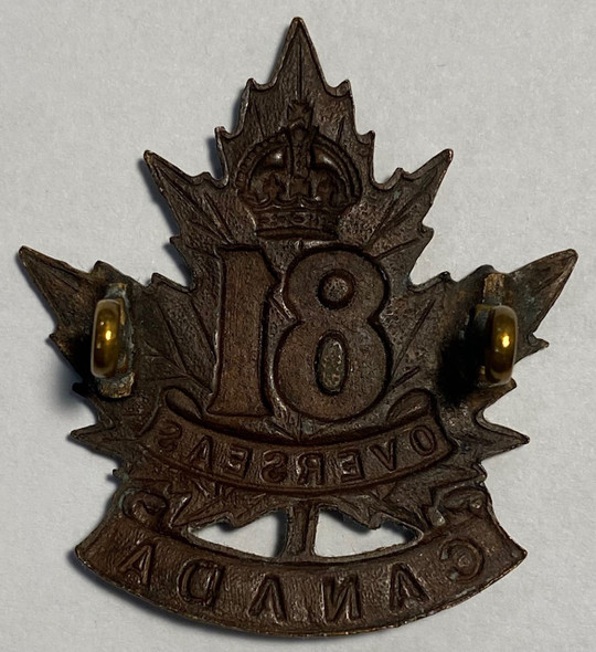 Canada: WWI 81st Toronto Battalion Badge