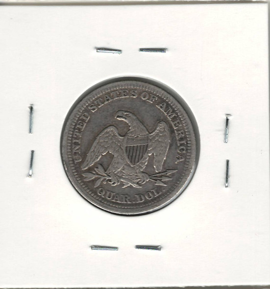 United States: 1858 25 Cent VF20