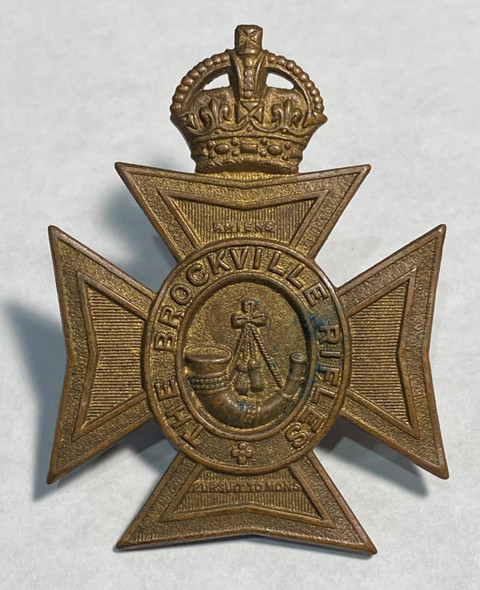 Canada: The Brockville Rifles Cap Badge Canada: The Brockville Rifles Cap Badge