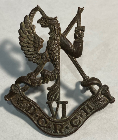 Canada: 6th Hussars Cap Badge by Scully Montreal Canada: 6th Hussars Cap Badge by Scully Montreal