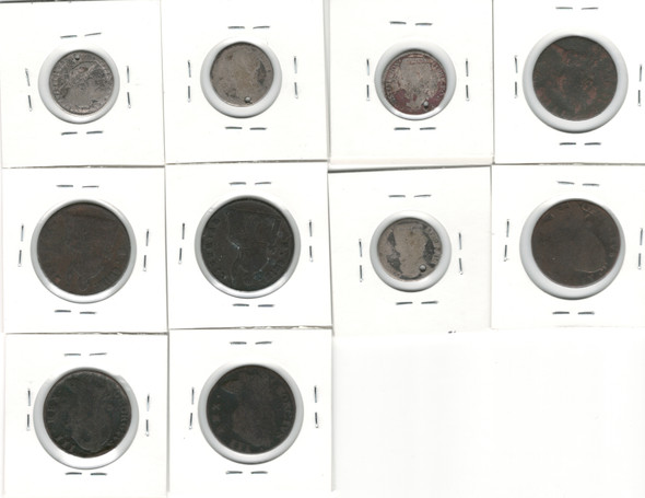 World Bulk Coin Lot: Bolivia, Ireland, Mexico etc 10 Pcs (Includes Silver) World Bulk Coin Lot: Bolivia, Ireland, Mexico etc 10 Pcs (Includes Silver)