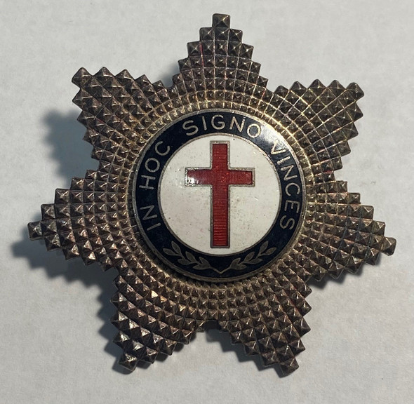 Knights Templar Enamel Breast Star Badge by Muir Brand