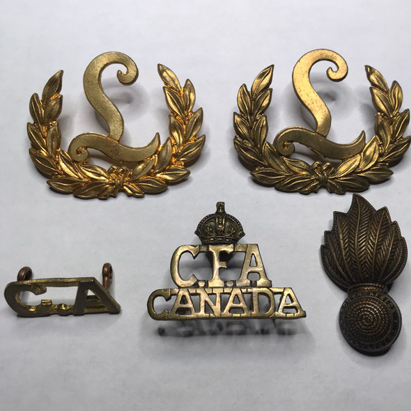 Group of Commonwealth/Canada Artillery Badges