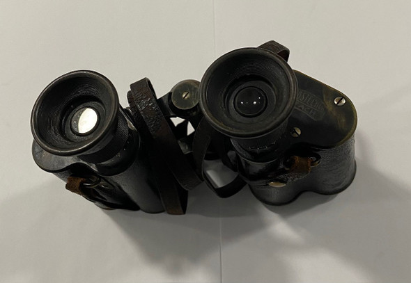 WWI Jena Feldstecher Military Army Binoculars with Case