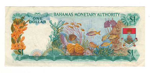 Bahamas: 1968    $1   Banknote