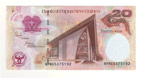 Papua New Guinea: 2008 20 Kina