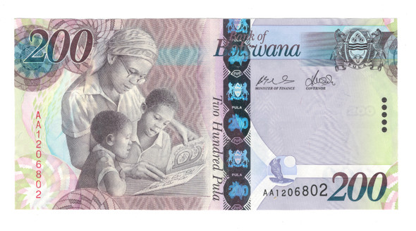 Botswana: 2004 200 Pula Banknote
