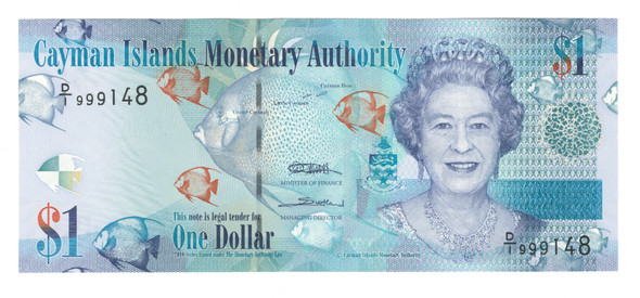 Cayman Islands: 2010 $1 Banknote