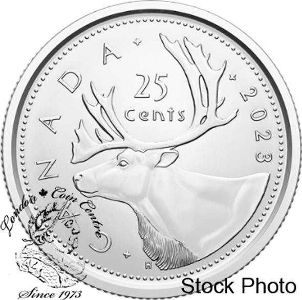 Canada: 2023 25 Cent BU Charles III