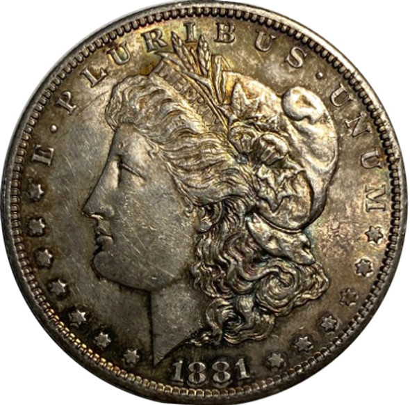 United States:  1881S Morgan Dollar MS60