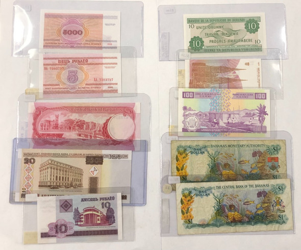 Foreign: Banknote Collection Lot (10 Pieces) Foreign: Banknote Collection Lot (10 Pieces)