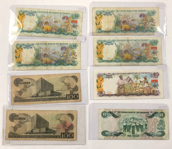 Foreign: Banknote Collection Lot (8 Pieces) Foreign: Banknote Collection Lot (8 Pieces)