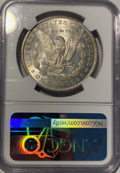 United States: 1892cc Morgan Dollar NGC AU58