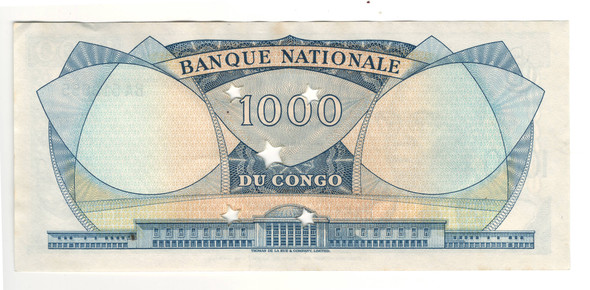 Congo: 1964   1000   Francs   Banknote