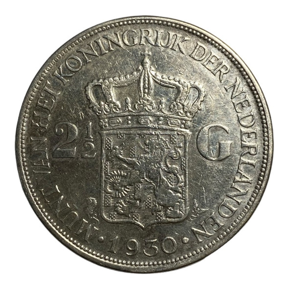 Netherlands: 1930 2 1/2 Gulden