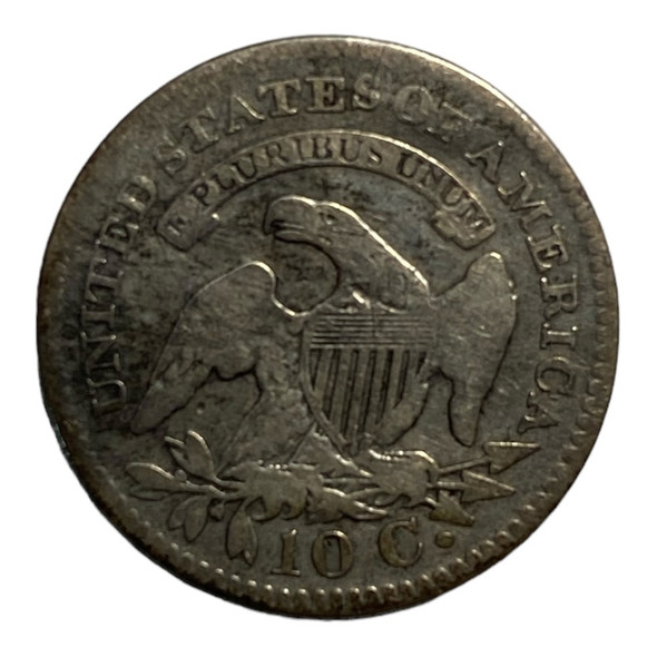 United States: 1821 10 Cent Large Date G6