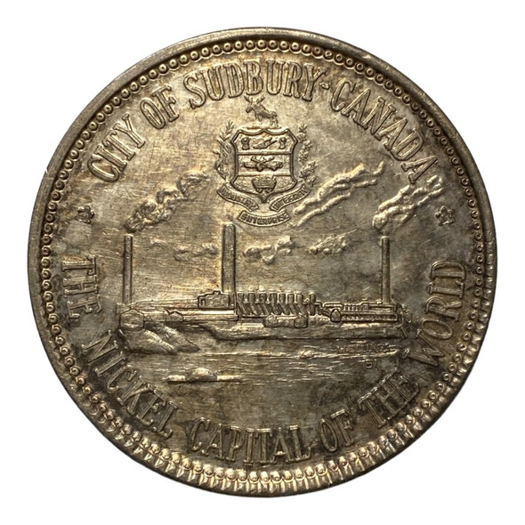 Canada: 1964 Sudbury Pure Silver Medal - Nickel Capital of Canada