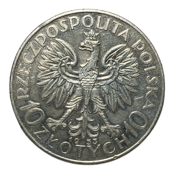 Poland: 1933 10 Zlotych 