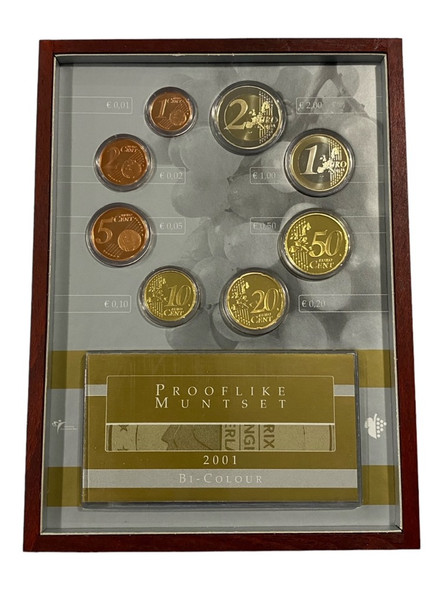 Netherlands: 2001 Proof Like Coin Set