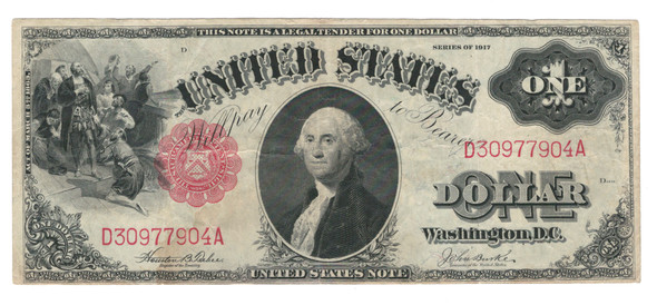 United States: 1917 $1 Banknote Washington, DC United States: 1917 $1 Banknote Washington, DC