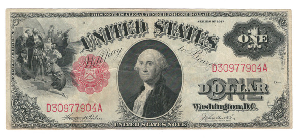 United States: 1917 $1 Banknote Washington, DC