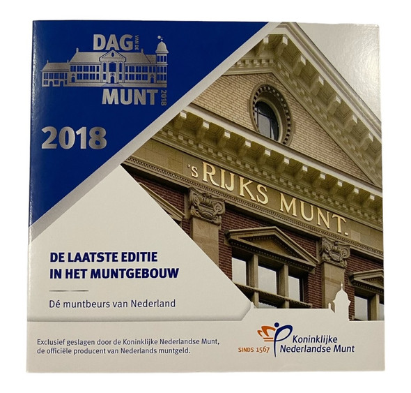Netherlands: 2018 De Laatste Editie in Het Muntgebouw Euro Coin Set Netherlands: 2018 De Laatste Editie in Het Muntgebouw Euro Coin Set