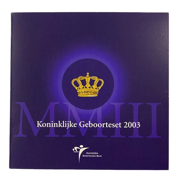 Netherlands: 2003 Koninklijke Geboorteset Euro Coin Set Incl. Silver