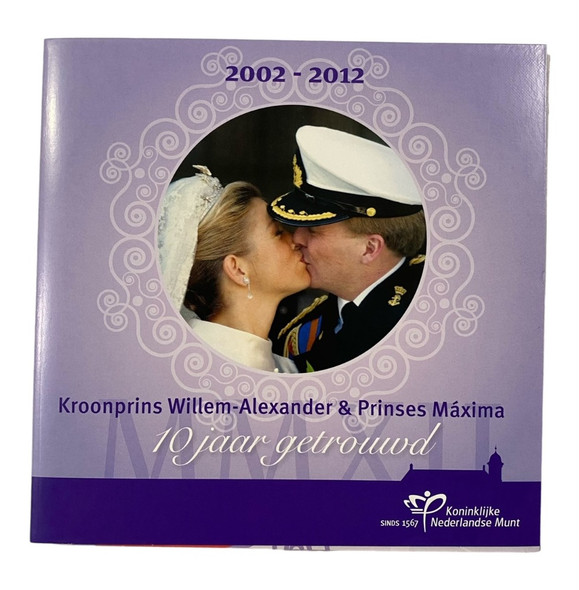 Netherlands: 2012 10 Jaar Getrouwd Euro Coin Set Incl. Silver Netherlands: 2012 10 Jaar Getrouwd Euro Coin Set Incl. Silver