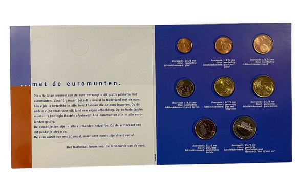 Netherlands: 2001 Een eerste Kennismaking Euro Coin Set