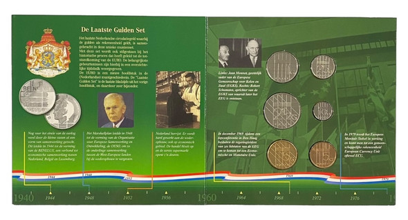 Netherlands: 2001 De Laatste Gulden Coin Set