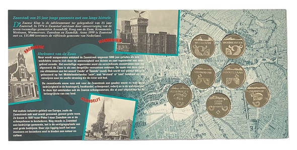 Netherlands: 1999 25 Jaar Zaanstad Coin Set Netherlands: 1999 25 Jaar Zaanstad Coin Set