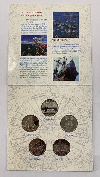 Netherlands:1995 Sailor Sail 95 Coin Set