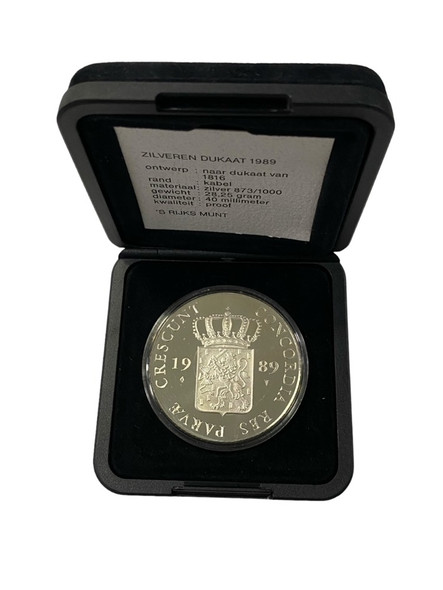Netherlands: 1989 Silver Dukaat in Box
