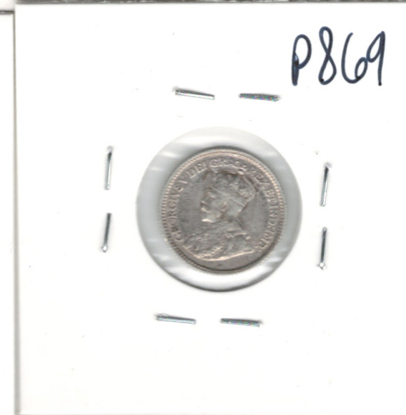 Canada: 1914 5 Cent EF40 with Die Crack