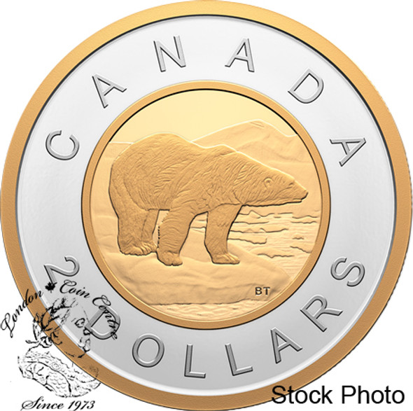 Canada: 2024 $2 Proof Silver Coin with Gold Plating Canada: 2024 $2 Proof Silver Coin with Gold Plating