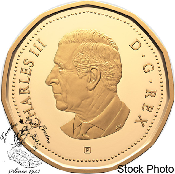 Canada: 2024 $1 Proof Silver Coin with Gold Plating